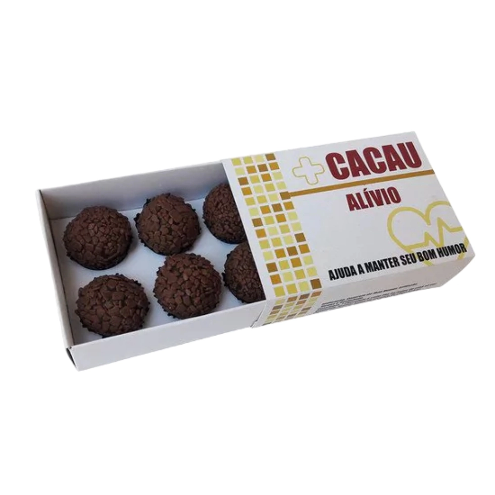 10 Caixas CACAU Alívio p/ 6 brigadeiros