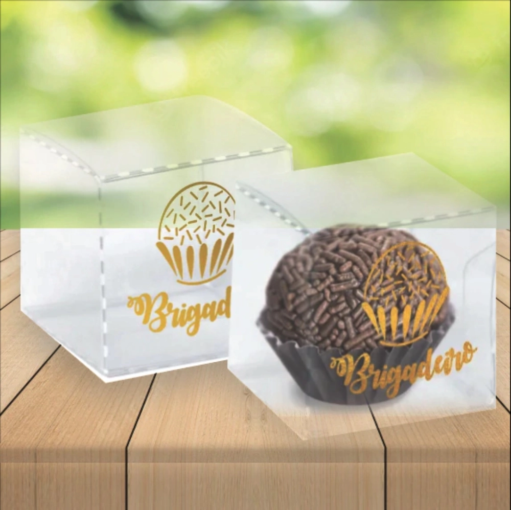 10 Caixas p/ 1 Brigadeiro em PVC