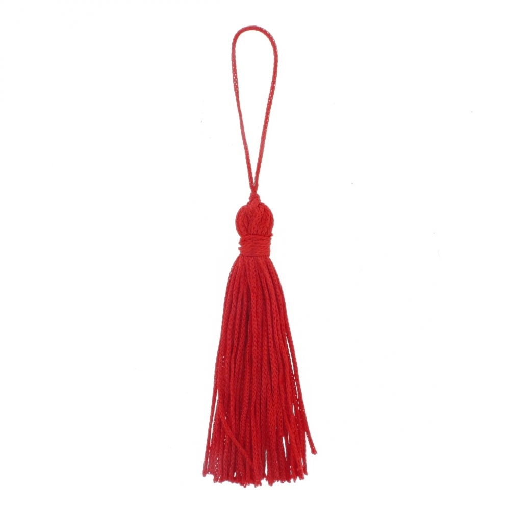 10 Tassel vermelho