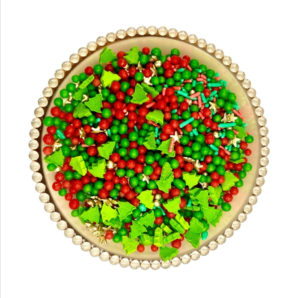 Confeito de Açúcar - Sprinkles Natal com 50g