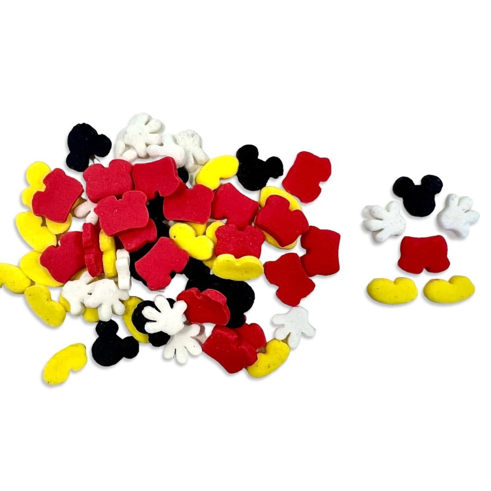 Confeitos de Açúcar - Miniatura Mickey c/ 15g