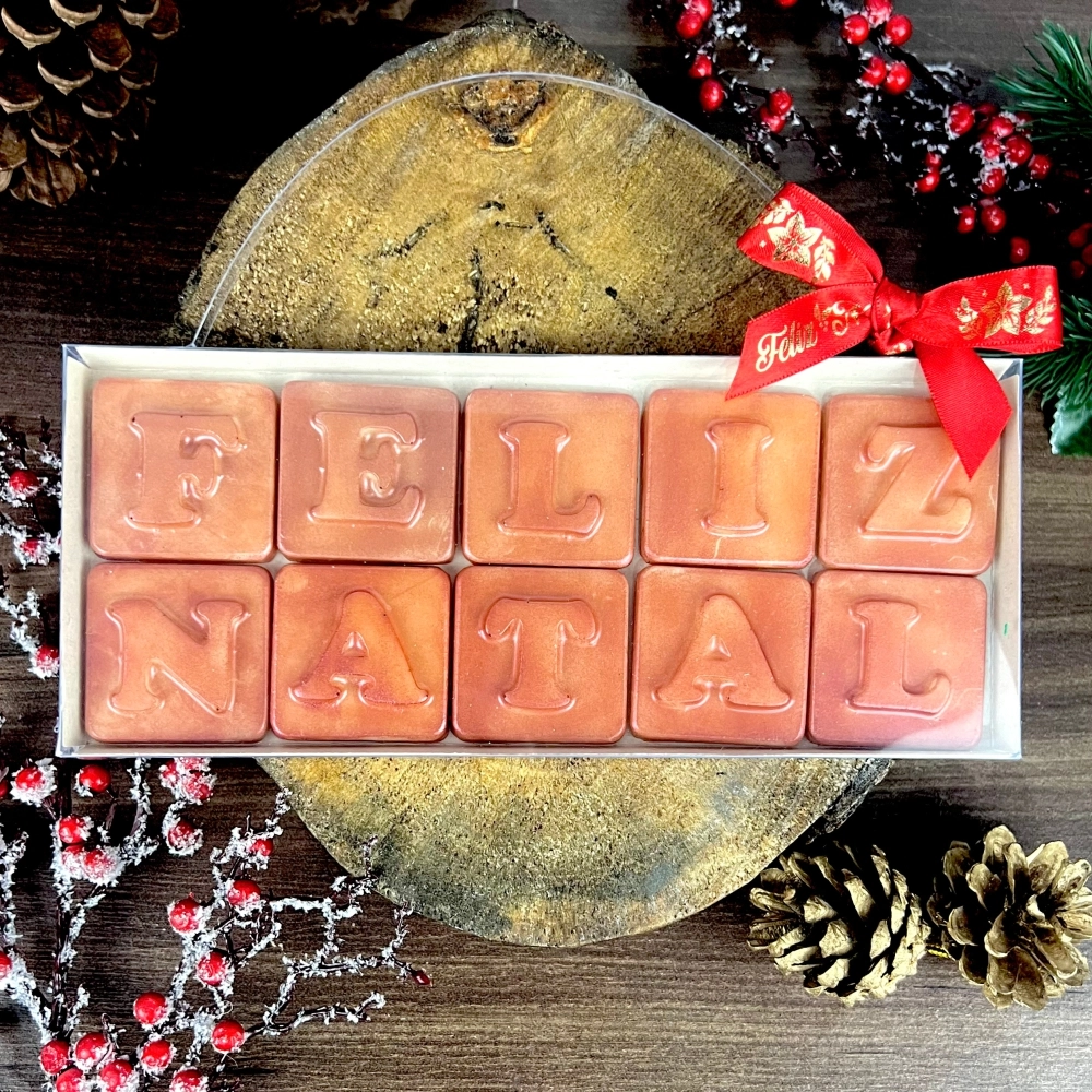 10 Caixas 10 Chocolates Feliz Natal - Coleção Natal dos Sonhos