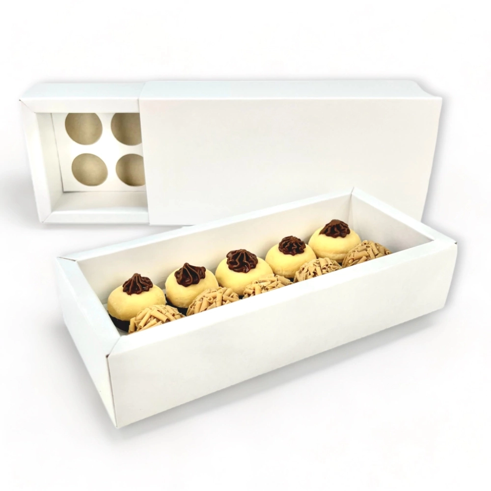 10 Caixas p/ 10 brigadeiros LUXO