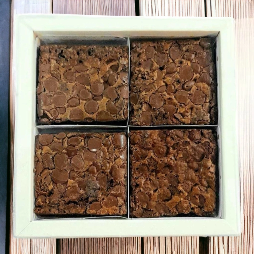 10 Caixas para 4 Brownies, Palha Italiana, Pães de mel ou Cookies