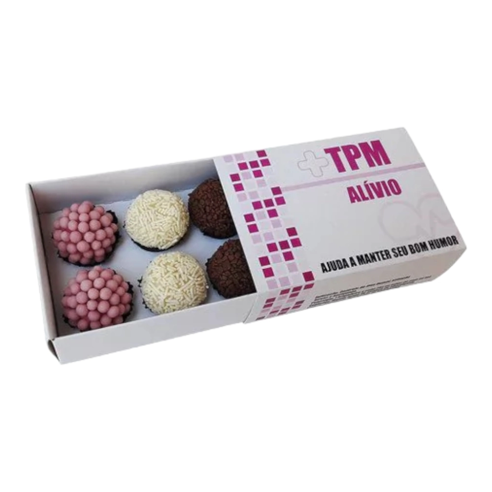 10 Caixas TPM Alívio p/ 6 brigadeiros