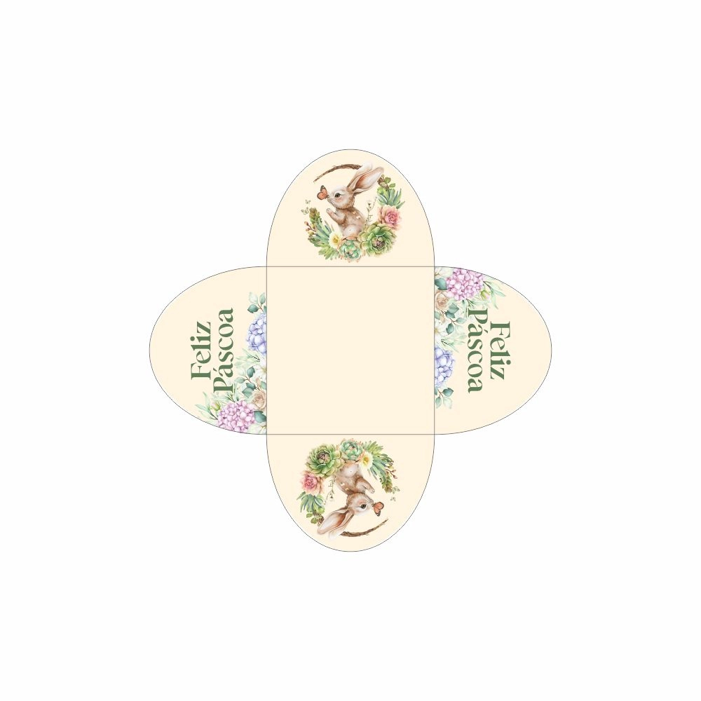 100 Forminhas 4 pétalas - Coleção FLORESCER - Páscoa 2025