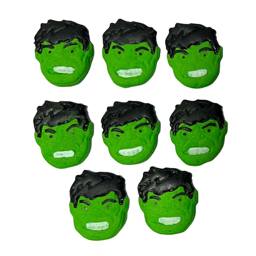 Confeitos de Açúcar - Hulk c/ 8 unid